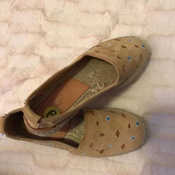 Rag & Bone Adria Suede Espadrilles Sz 9